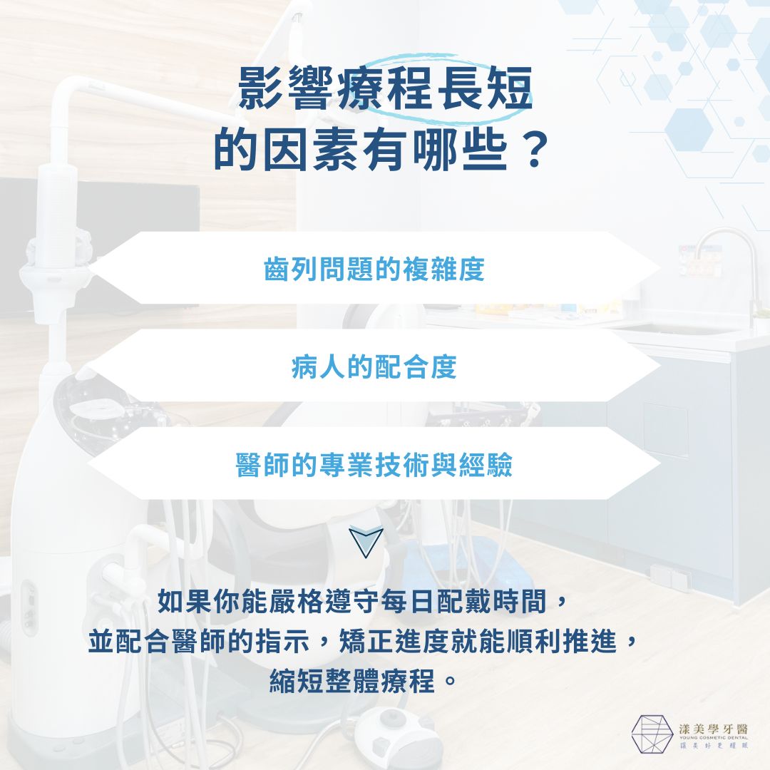 影響療程長短的因素有哪些？