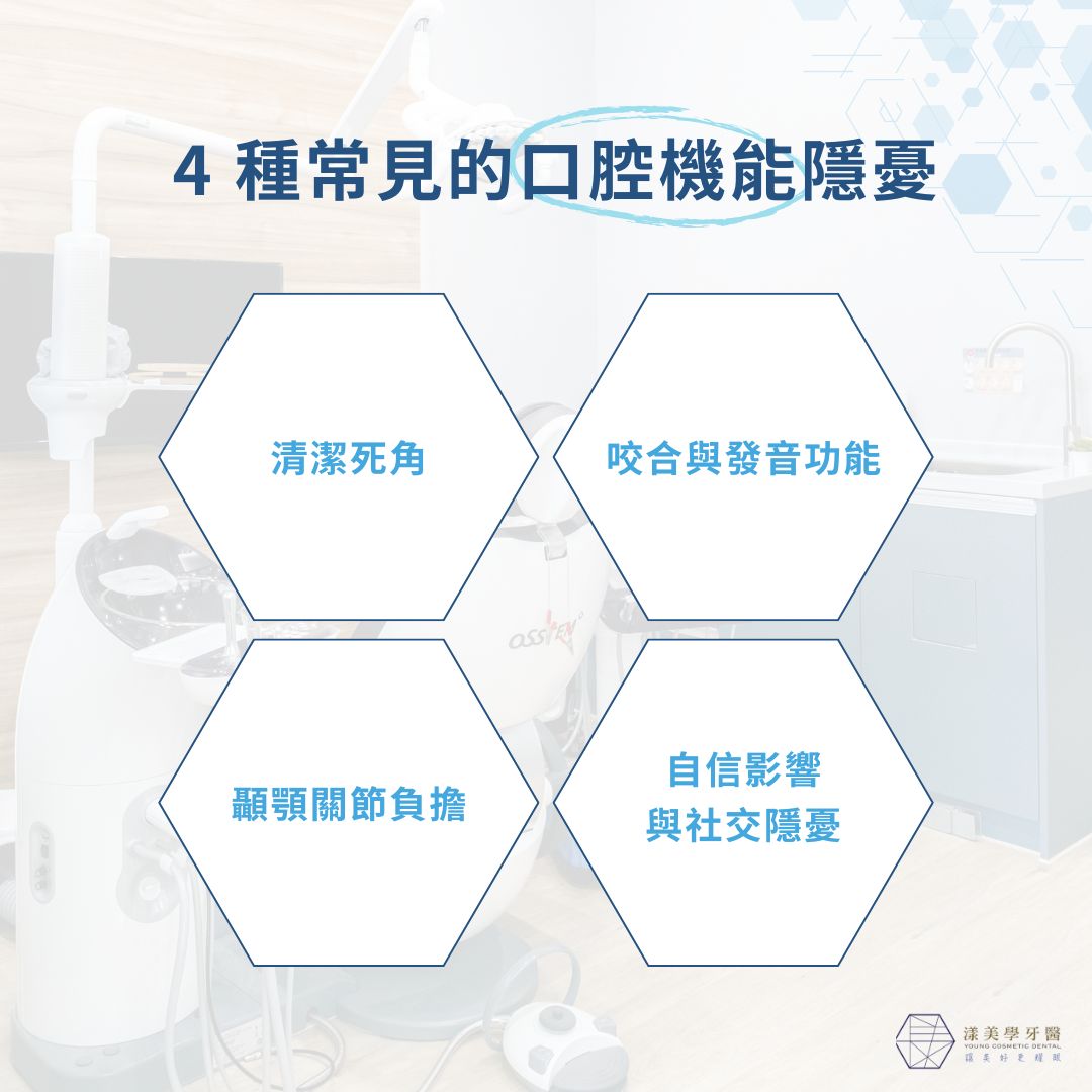 4 種常見的口腔機能隱憂